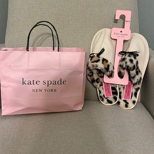 Kate Spade Leopard Slippers